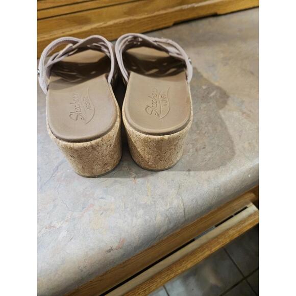 Skechers Womens Arch Fit Beverlee Comfort Wedge Sandals NWOT - Picture 7 of 8